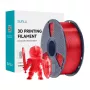SUNLU PLA+ Filamento (Rojo transparente) 1,75 mm 1 kg