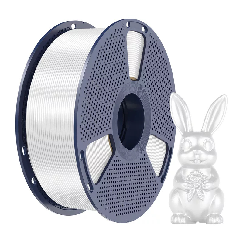 SUNLU PLA+ Silk Filament 1.75 mm blanco 1 kg