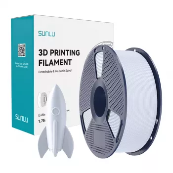 Sunlu High-Speed PLA Filament - blanco 1,75 mm 1 kg