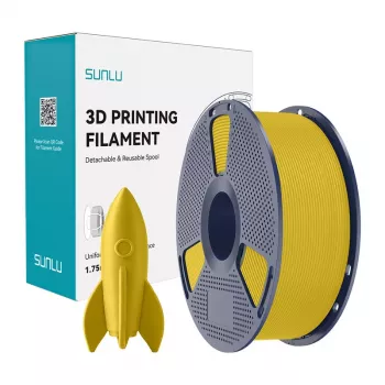 SUNLU PLA Filamento Alta Velocidad Amarillo 1,75 mm 1 kg