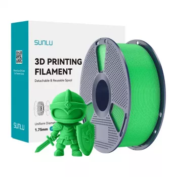 SUNLU PLA+ Filament 1,75 mm verde 1 kg