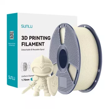 SUNLU PLA+ Filament 1,75 mm marfil 1 kg
