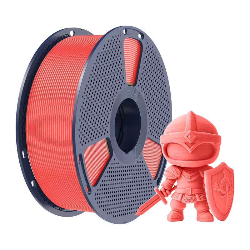 SUNLU PLA+ Filament 1,75 mm rojo cereza 1 kg