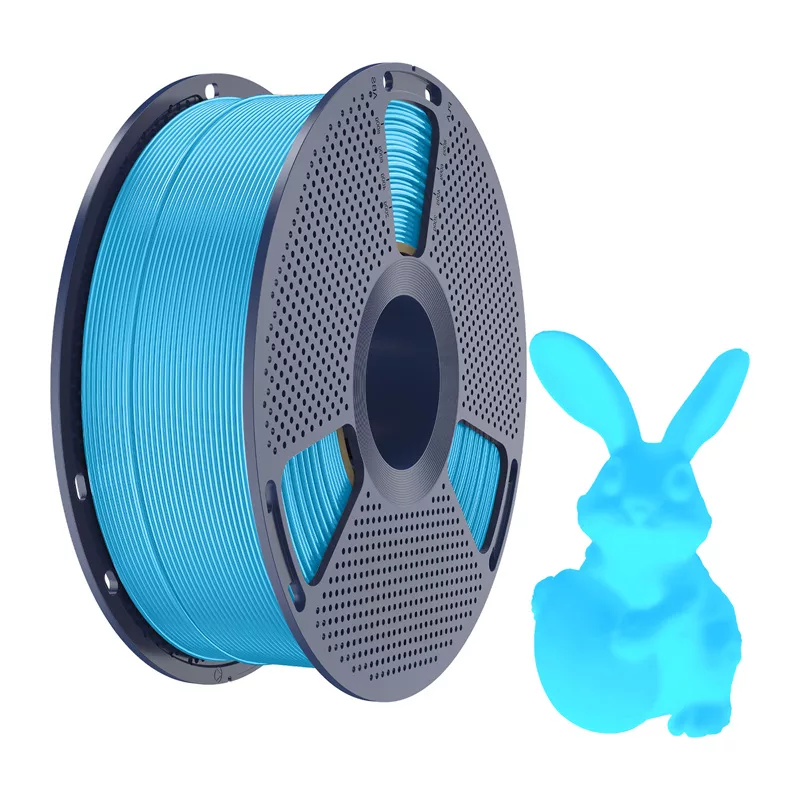 SUNLU PLA Glow In The Dark Filament 1,75mm Blue 1kg