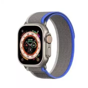 Dux Ducis Correa de velcro Sport para Apple Watch 38/40/41/42mm Gris Azul