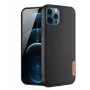 Dux Ducis Funda Fino para Apple iPhone 12 Pro Max, material de nylon, Negro