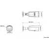 Hikvision DS-2CD2T83G2-2LI(2.8mm) Cámara IP bullet AcuSense 8MP con doble luz
