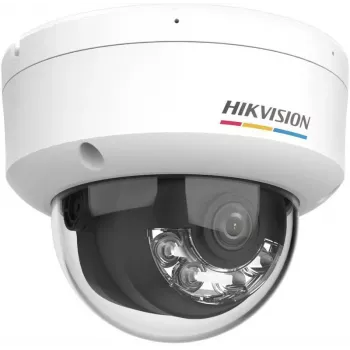 Hikvision DS-2CD1147G3-LIU(2.8mm) Cámara IP 4MP con micrófono integrado, objetivo fijo 2,8mm, IR y luz blanca, IP67, IK10