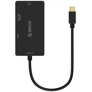 Adaptador ORICO Mini DisplayPort a HDMI, VGA, DVI (negro)