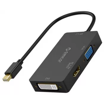 Adaptador ORICO Mini DisplayPort a HDMI, VGA, DVI (negro)