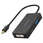 Adaptador ORICO Mini DisplayPort a HDMI, VGA, DVI (negro)