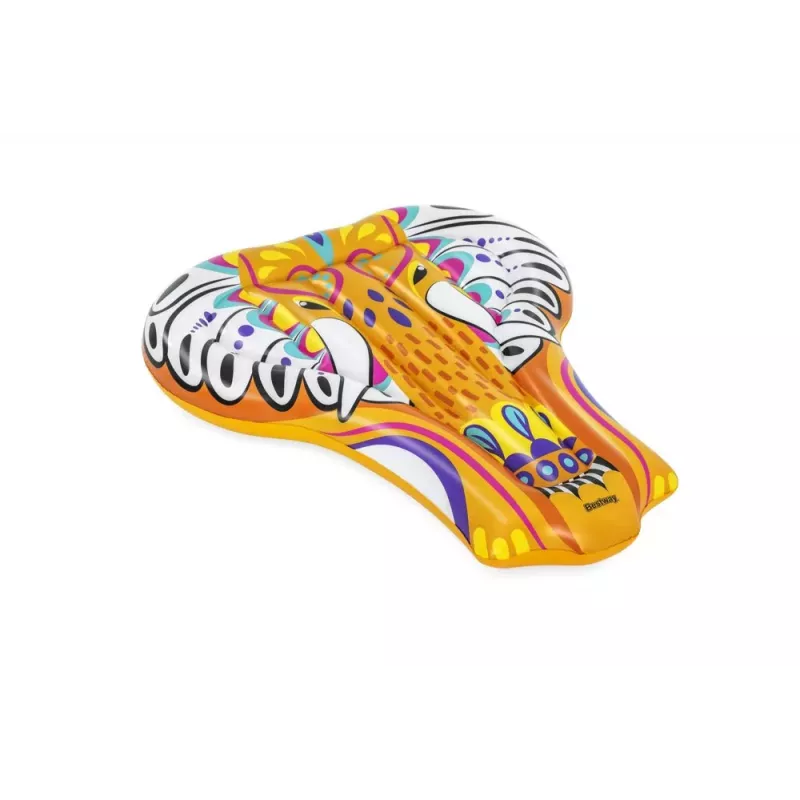 Bestway 43491 Colchoneta inflable para nadar 183 x 153 cm isla flotante inflable con portavasos