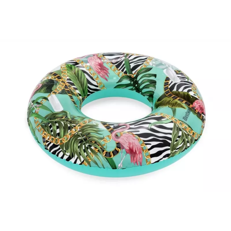 Bestway Flotador 114 cm (45 pulgadas) - Multicolor Transparent Graphic Print