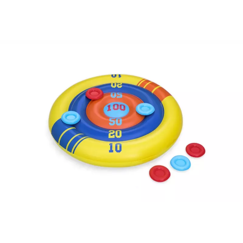 Bestway Juego de piscina inflable Arcade Shield con frisbee 140 cm