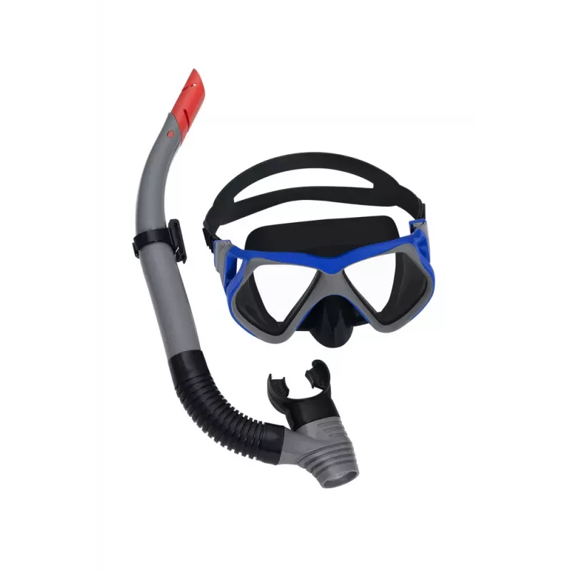 Bestway Hydro-Force WaveLine Set de buceo negro máscara y tubo 24069