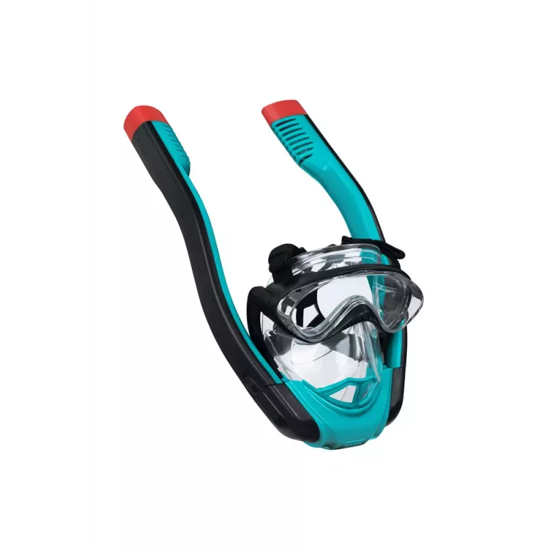 Bestway 24058 Máscara de snorkel de cara completa L/XL negra/azul
