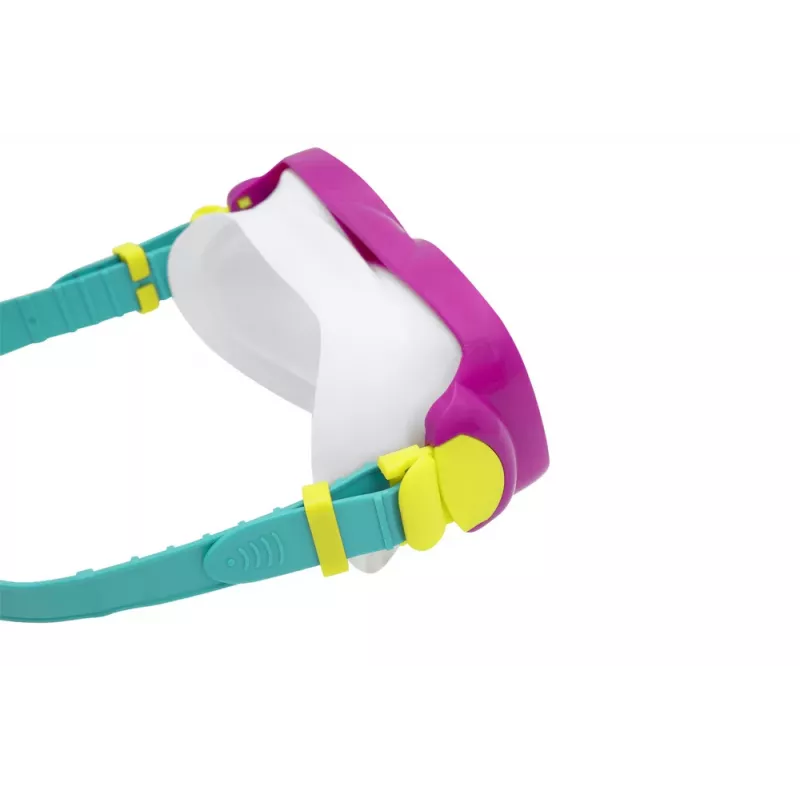 Bestway Set de buceo máscara, tubo, aletas rosa 25019