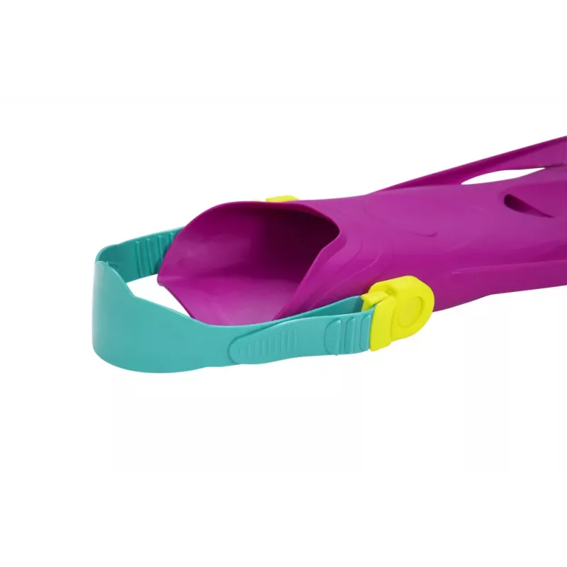 Bestway Set de buceo máscara, tubo, aletas rosa 25019