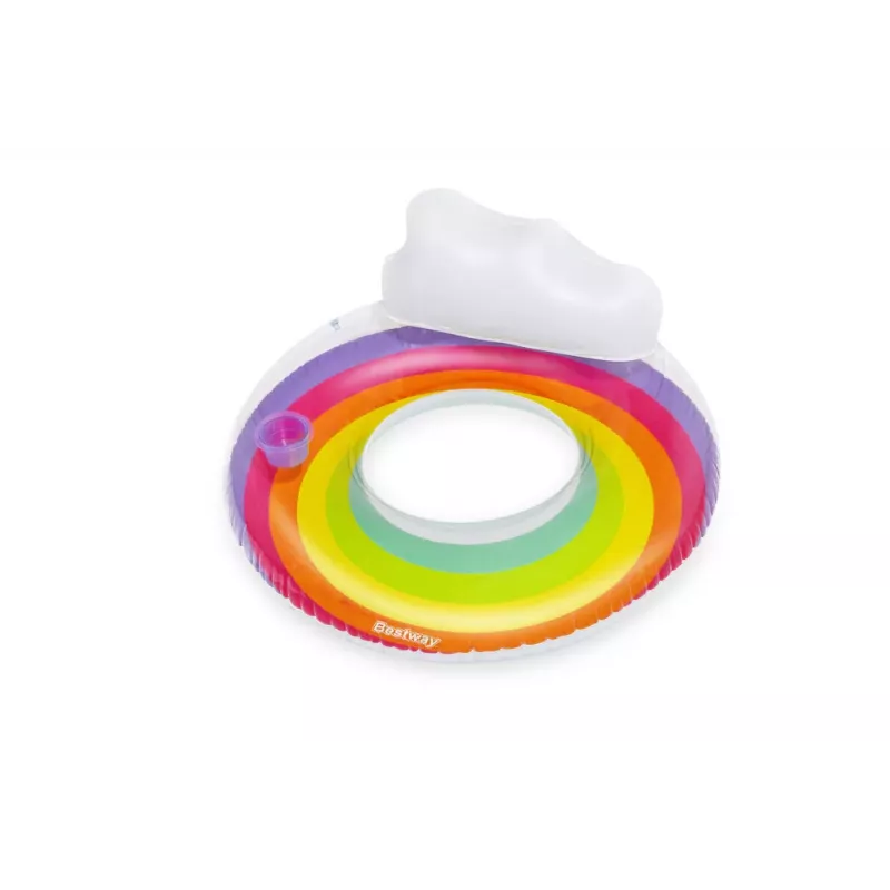 Bestway Flotador inflable 107 cm Rainbow