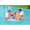 Flotador inflable doble 186 x 116 cm arcoíris Bestway 43648