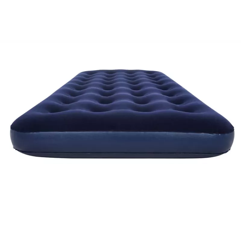 Bestway Colchoneta inflable 188 x 99 x 22 cm individual, PVC flocado, construcción Coil-Beam 67001