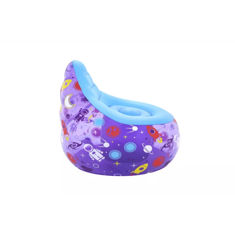 Kosmos Sillón hinchable LED 72 x 72 x 64 cm Bestway 75122 morado