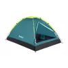 Bestway 68084 Tienda de campaña Tourist 145 x 205 x 100 cm doble cúpula 2 personas verde/gris