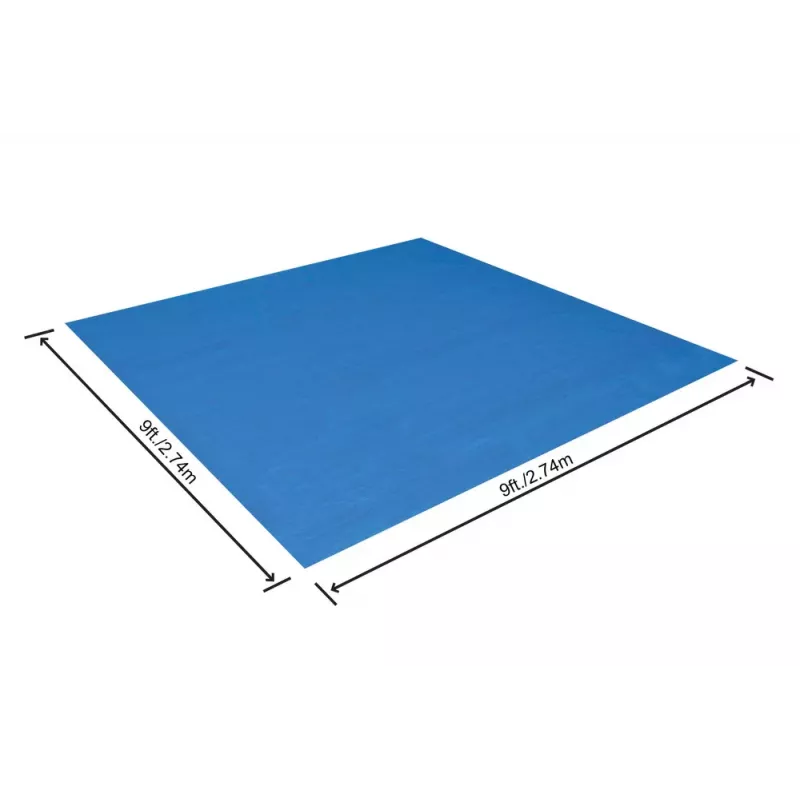 Bestway Flowclear Lona de suelo para piscina 274 x 274 cm azul