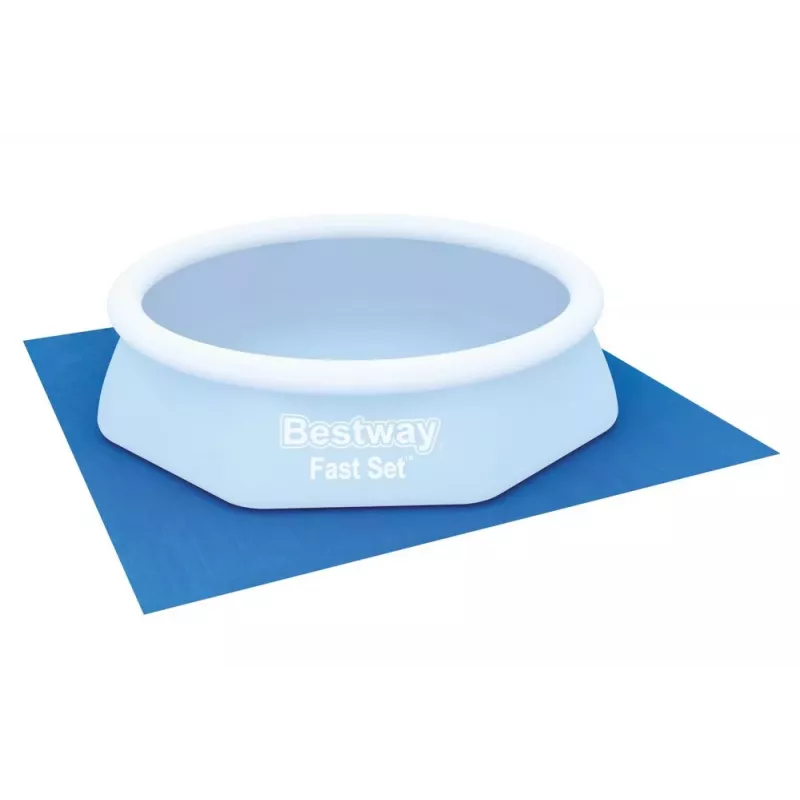 Bestway Flowclear Lona de suelo para piscina 274 x 274 cm azul
