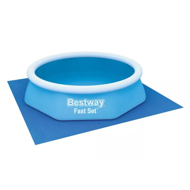 Bestway Flowclear Lona de suelo para piscina 274 x 274 cm azul