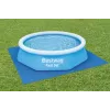 Bestway Flowclear Lona de suelo para piscina 274 x 274 cm azul