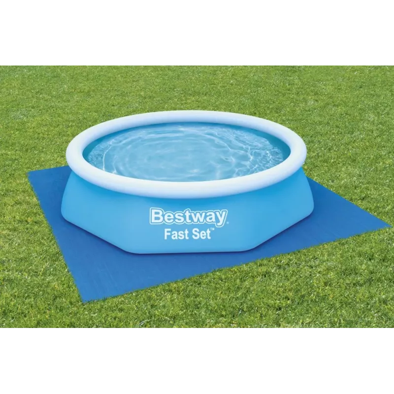 Bestway Flowclear Lona de suelo para piscina 274 x 274 cm azul