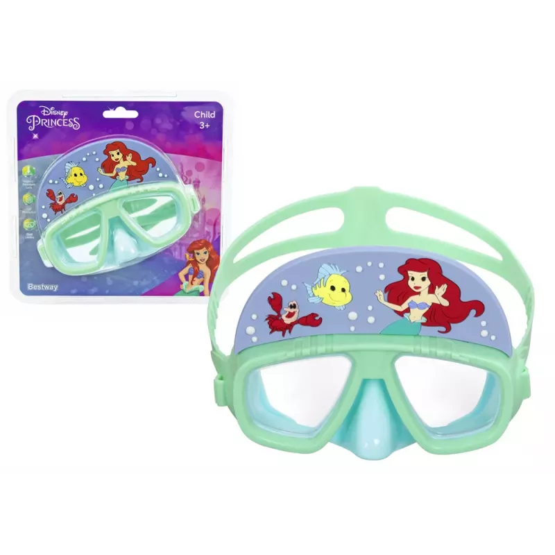Disney Bestway 9103D Gafas de natación Little Mermaid menta