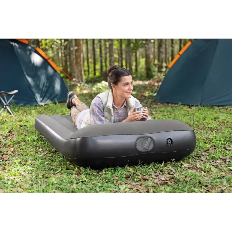 Bestway Tritech Colchón hinchable 99 x 188 x 30 cm individual gris con bomba eléctrica integrada