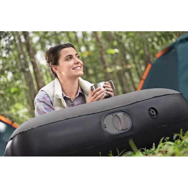 Bestway Tritech Colchón hinchable 99 x 188 x 30 cm individual gris con bomba eléctrica integrada