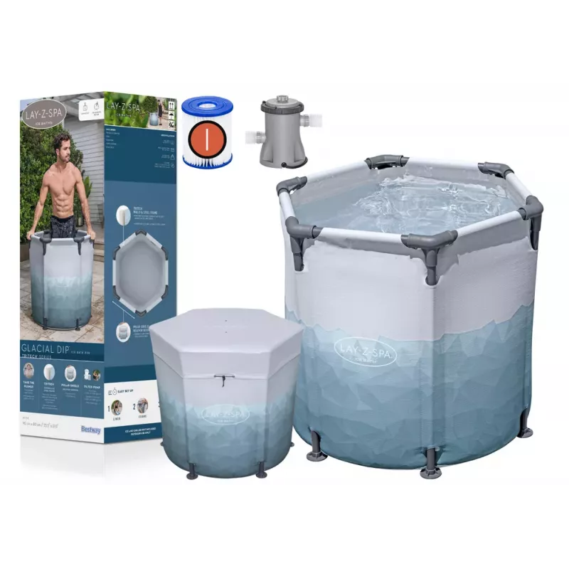 Bestway Cuba de baño de hielo Barrel 253L 6002K