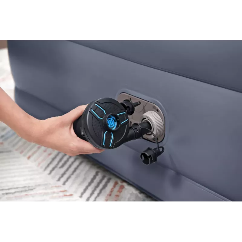 Bestway 671BD Colchón hinchable individual azul oscuro/gris