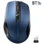 Ugreen MU006 Ratón óptico inalámbrico 2.4GHz / Bluetooth 5.0 4000 DPI - Azul