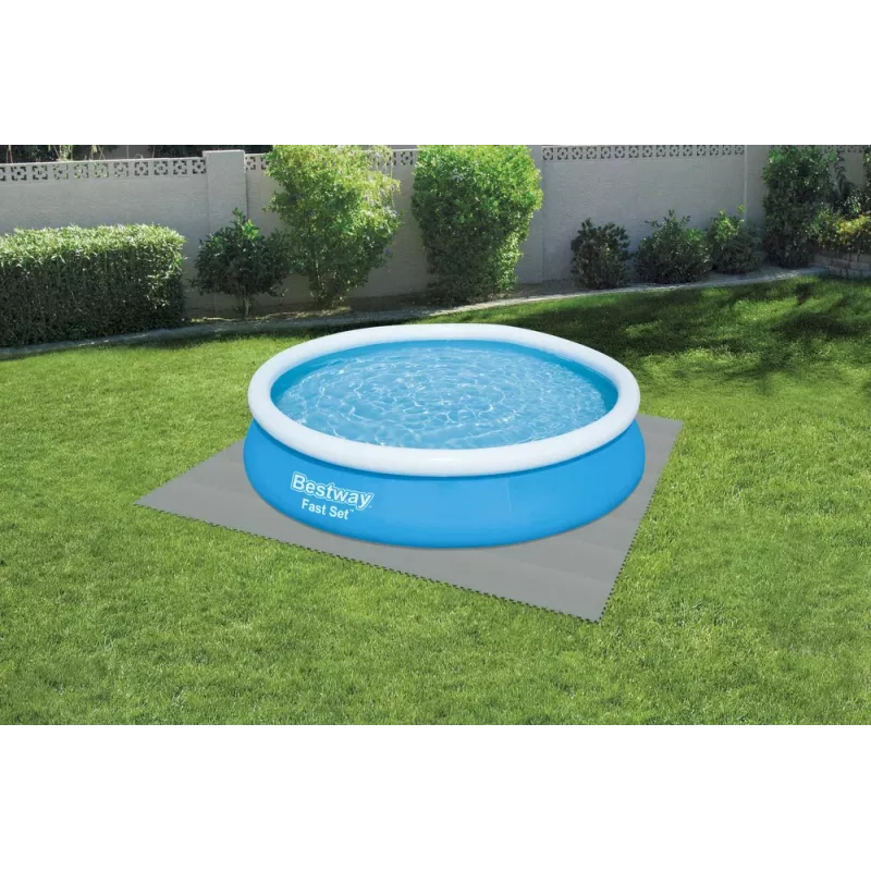 Bestway Flowclear Esterilla de espuma para piscinas 50 x 50 cm pack de 8 azul