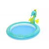 Bestway 53114 Centro de juego acuático hinchable con forma de acuario con tobogán, 239 x 206 x 86 cm