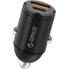 ORICO MR-30-2C-BK-EP Cargador de coche dual USB-C 30W, negro