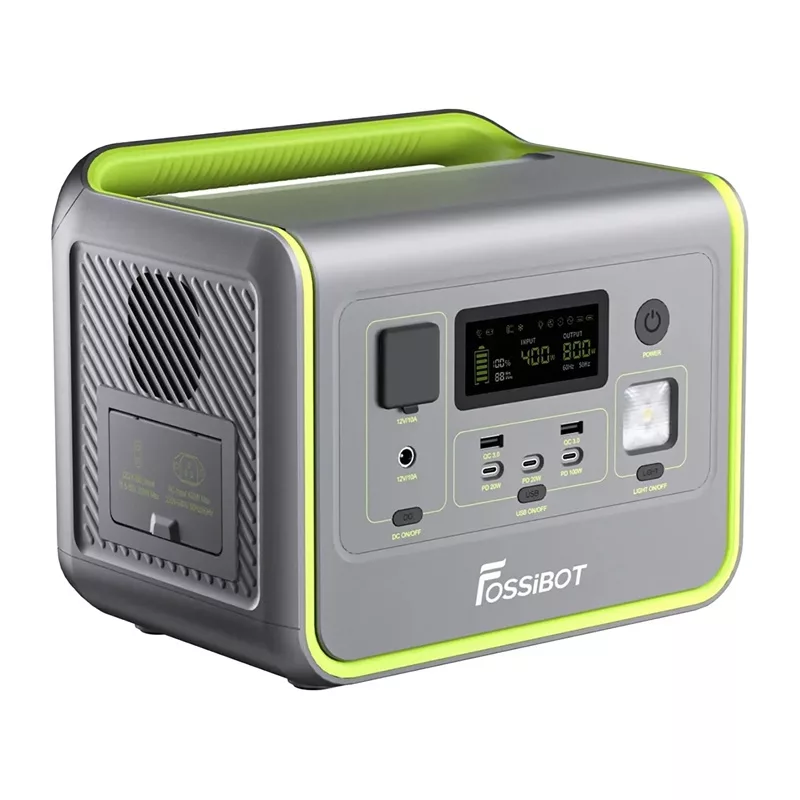 FOSSIBOT F800 800W Estación de energía portátil (Verde)