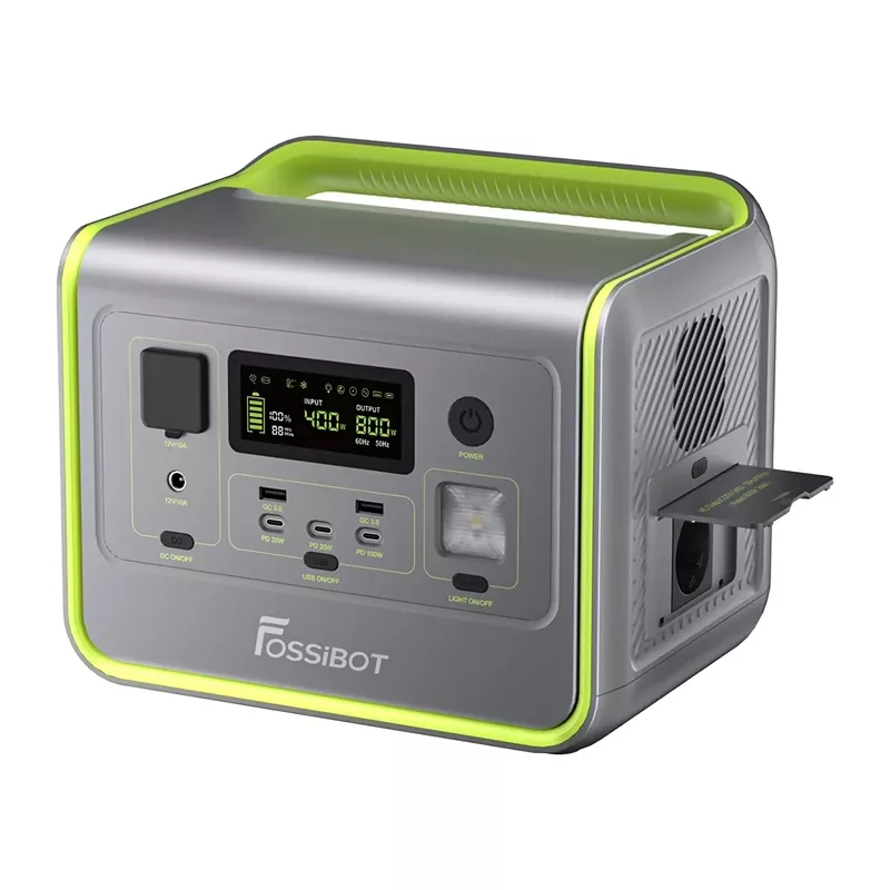 FOSSIBOT F800 800W Estación de energía portátil (Verde)