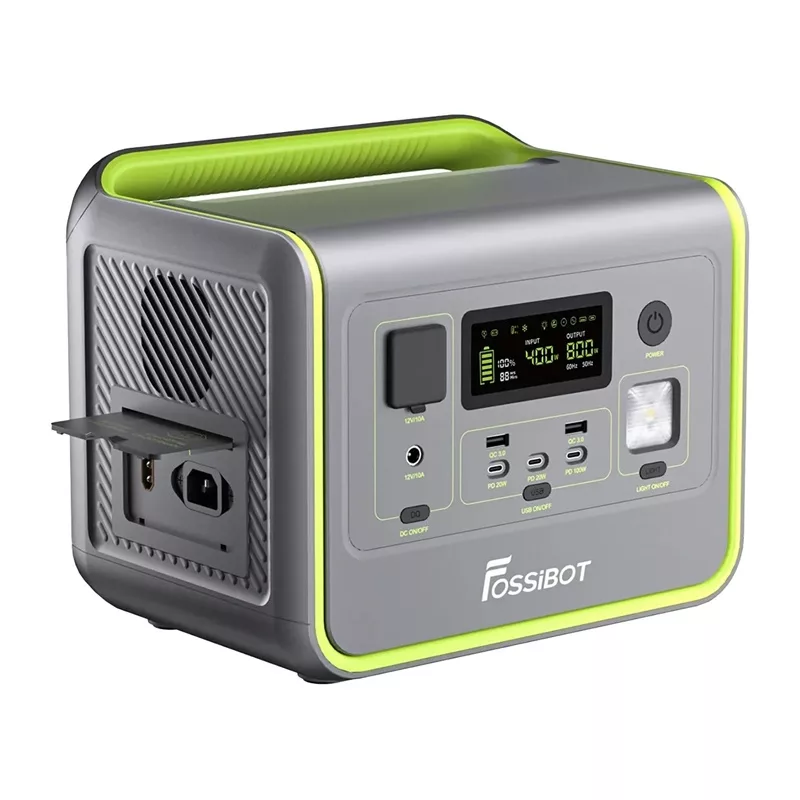 FOSSIBOT F800 800W Estación de energía portátil (Verde)
