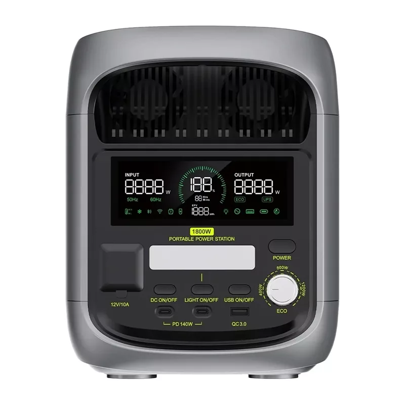 FOSSIBOT F1800 1800W Estación de carga, gris