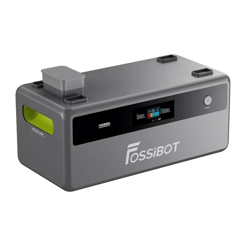 FOSSIBOT FBP1200-B Batería de expansión de 1958 Wh para estación de energía FBP1200, verde