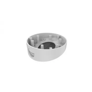Hikvision DS-1281ZJ-DM23(BLACK) soporte de montaje en esquina para cámaras domo, negro, aleación de aluminio