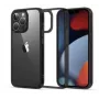 iLike Apple iPhone 13 Pro Max Funda rígida Fusion con marco de gel Transparente Negro