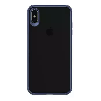 USAMS Funda Rígida Mant para Apple iPhone XS Max Azul