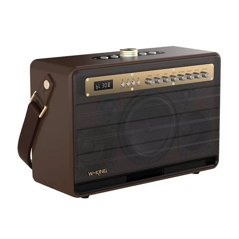W-KING K6L altavoz Bluetooth portátil 120W, marrón